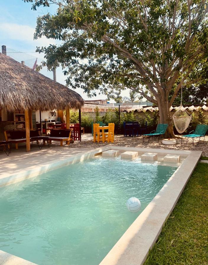 Colorada House Vandrarhem Puerto Escondido  Exteriör bild